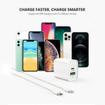 iPhone Wall Fast Charger 5ft Lightning 8Pin Connection