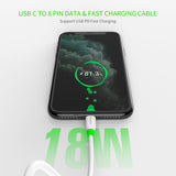 Type C to 8pin Lightning Cable 4ft