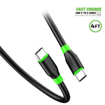 Type C to Type C Fast charge Cable 4ft