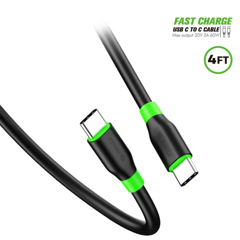 Type C to Type C Fast charge Cable 4ft