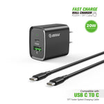 Wall Fast Charger 5ft C to C Connection